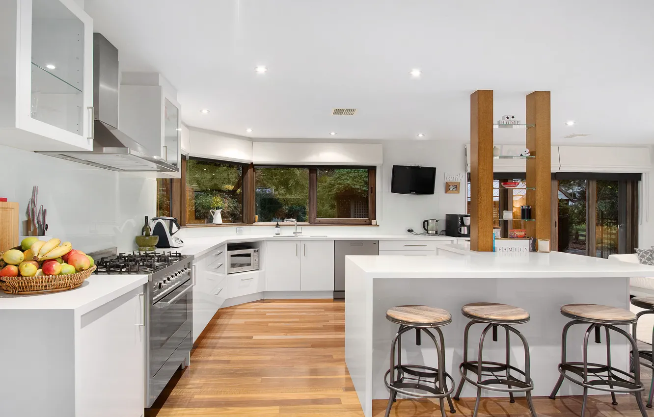 Photo wallpaper design, furniture, kitchen