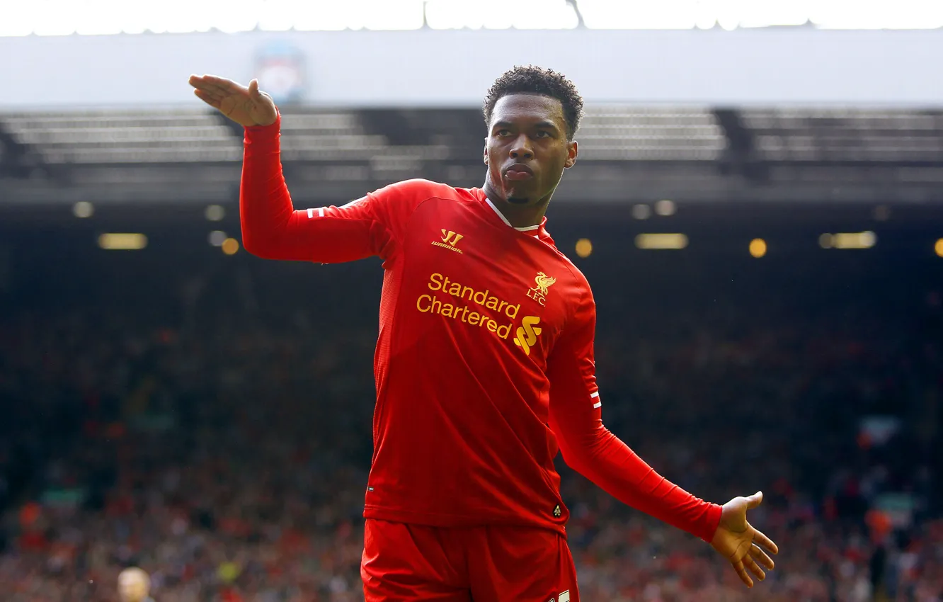 Photo wallpaper football, England, club, football, dance, forward, Liverpool, Liverpool