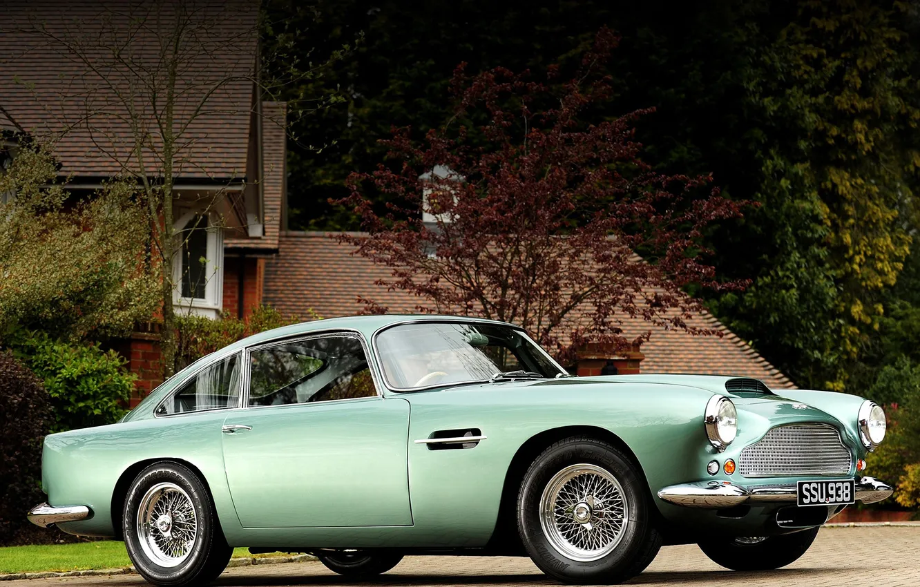 Photo wallpaper auto, retro, Aston Martin, Aston Martin, classic, DB4