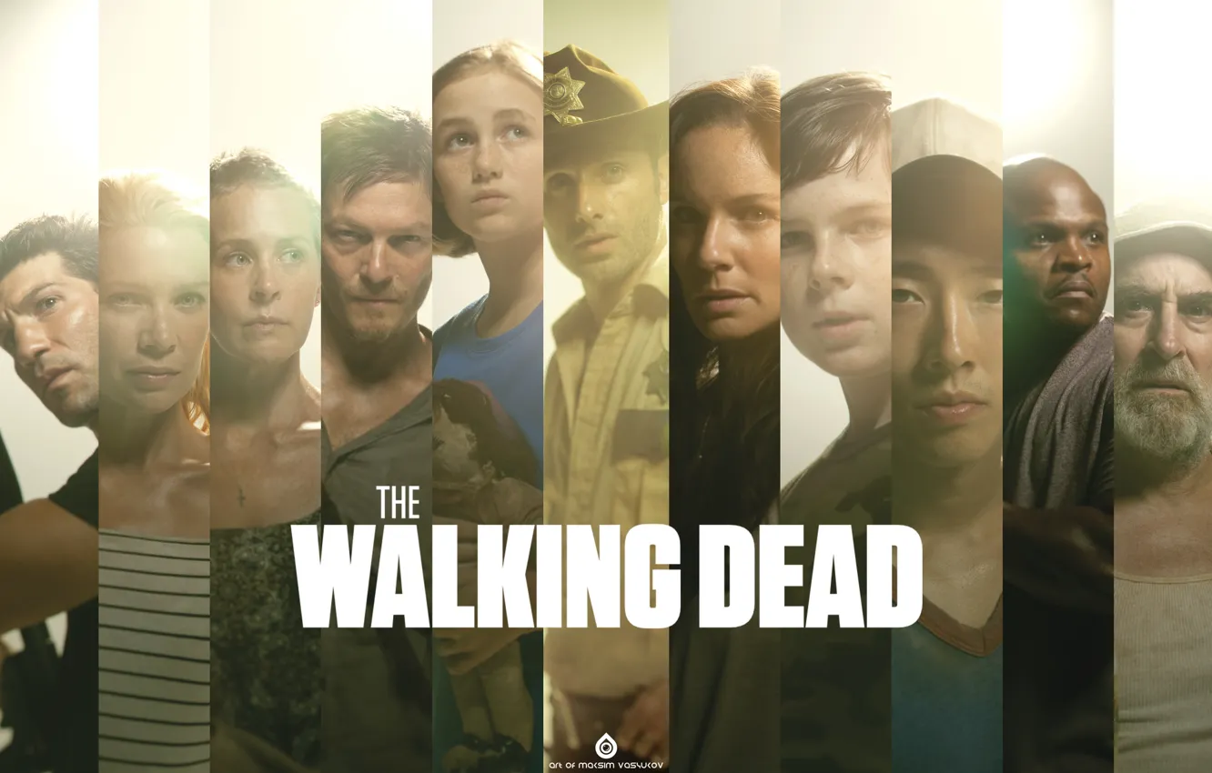 Photo wallpaper the series, actors, actors, serial, The Walking Dead, The walking dead