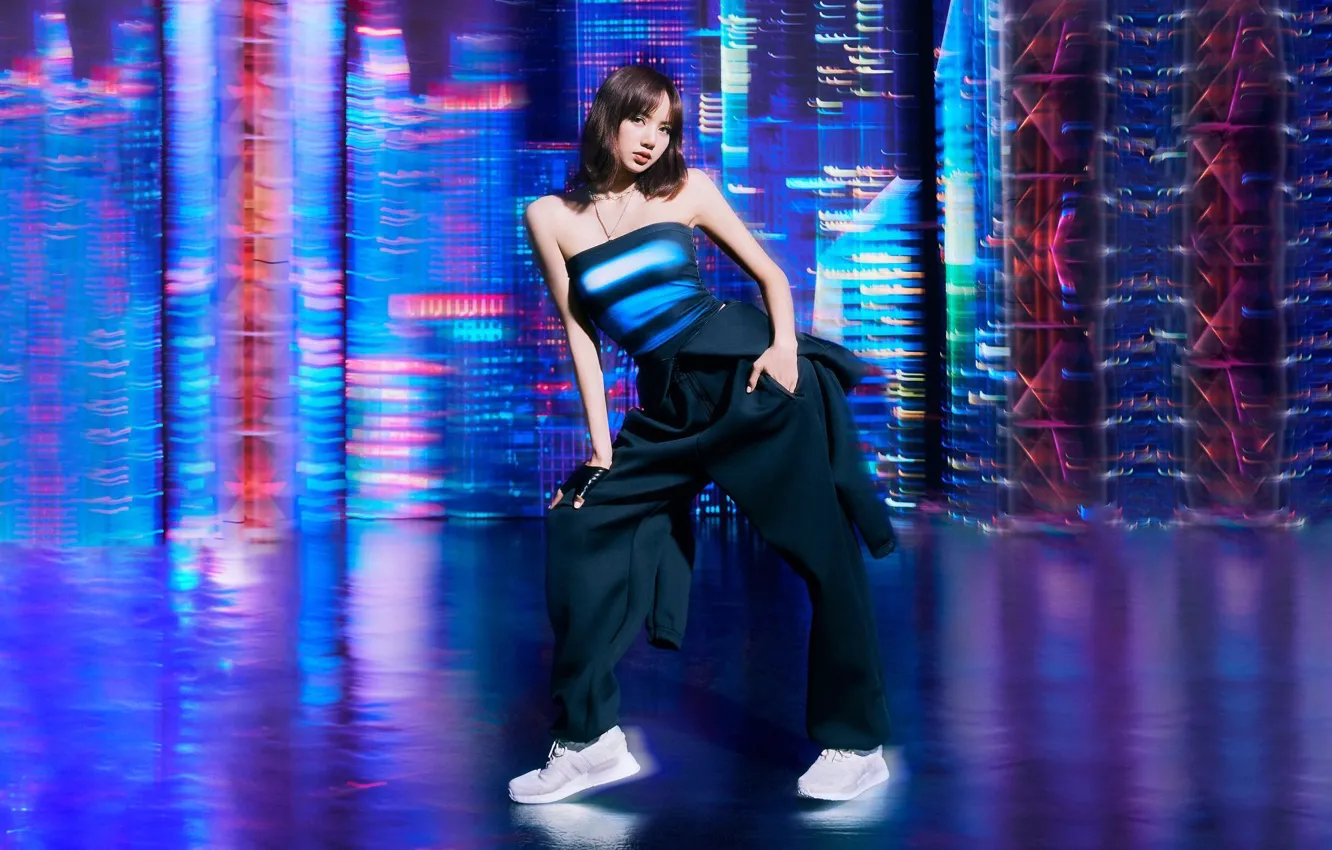 Photo wallpaper 2560x1440, Wallpaper for desktop, Kpop, 16:9, Blackpink, Lalisa Manoban, Fox Manoban, Lalisa Manoban