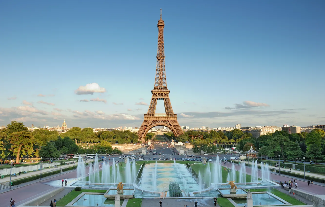Photo wallpaper Eiffel tower, France, Paris, paris, france