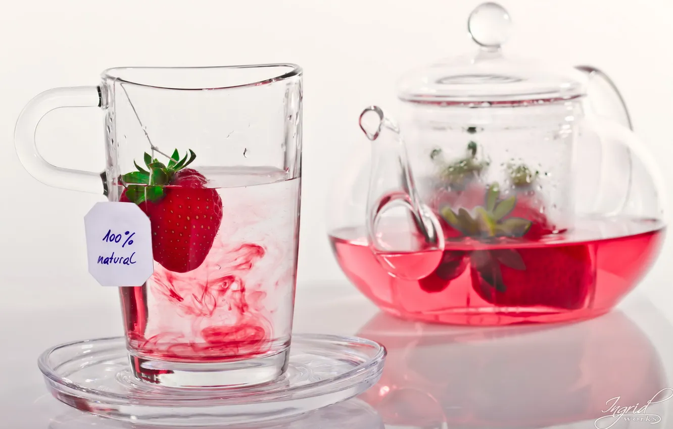 Photo wallpaper tea, Cup, drink