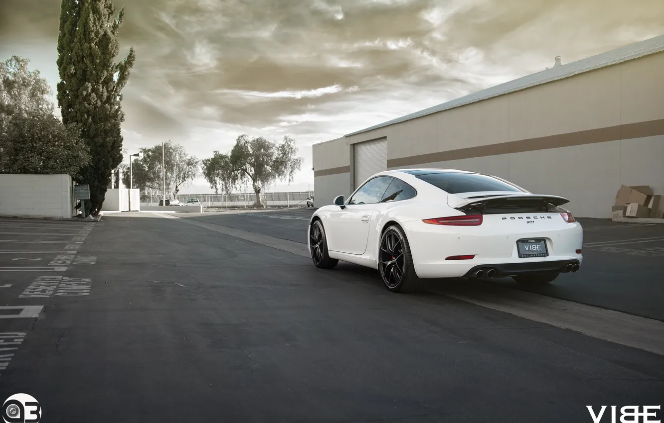 Photo wallpaper the sky, clouds, 911, Porsche, feed, ZS05, Vibe, Zito