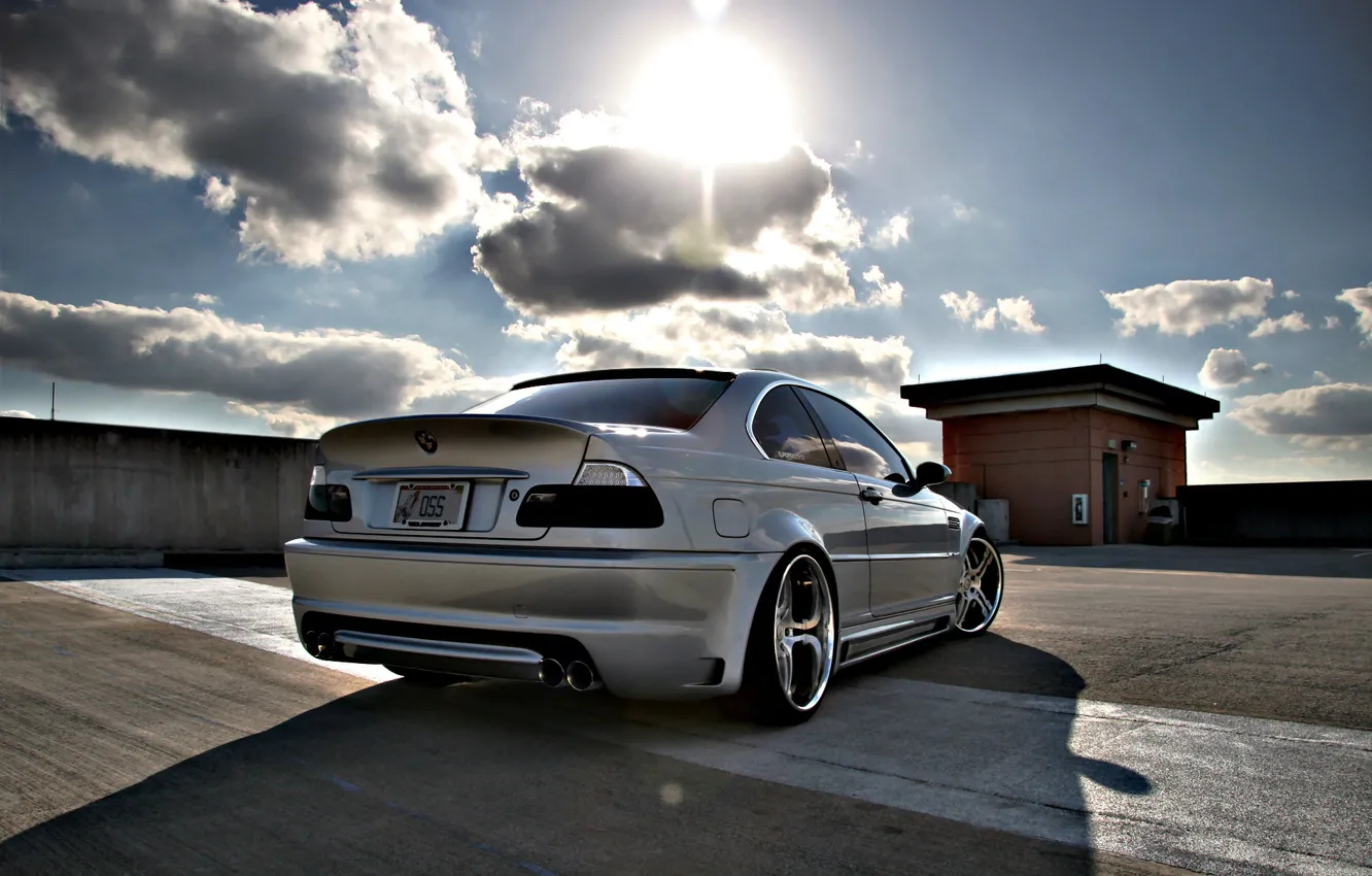 Photo wallpaper roof, tuning, bmw, Parking