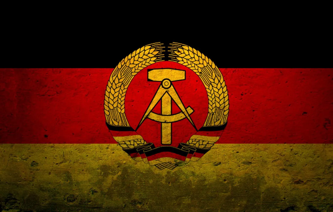 Photo wallpaper Germany, flag, coat of arms