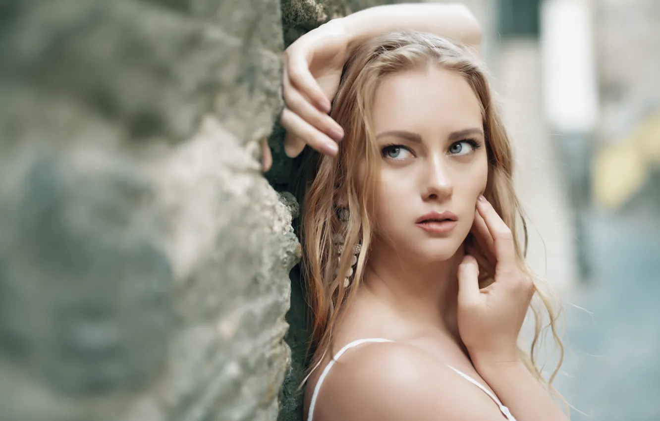 Photo wallpaper girl, portrait, Mihaela
