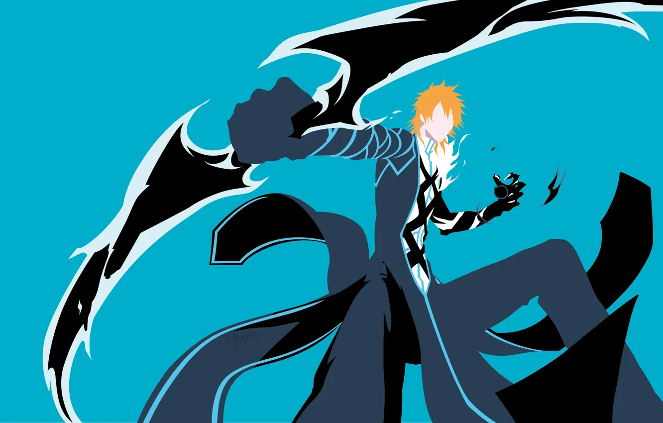 Photo wallpaper weapons, minimalism, Bleach, Bleach, Ichigo Kurosaki