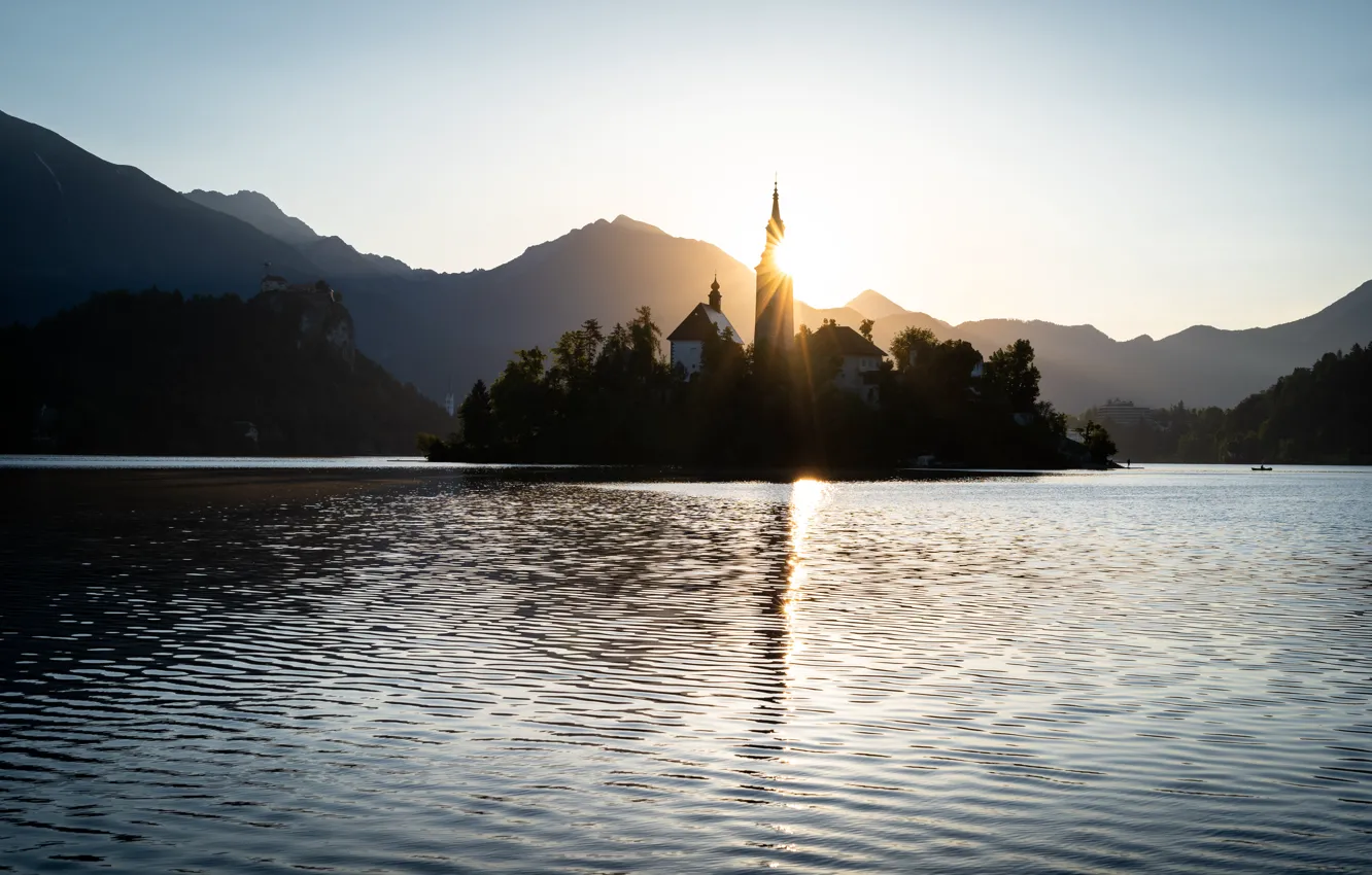Photo wallpaper Slovenia, Bled, Radovljica