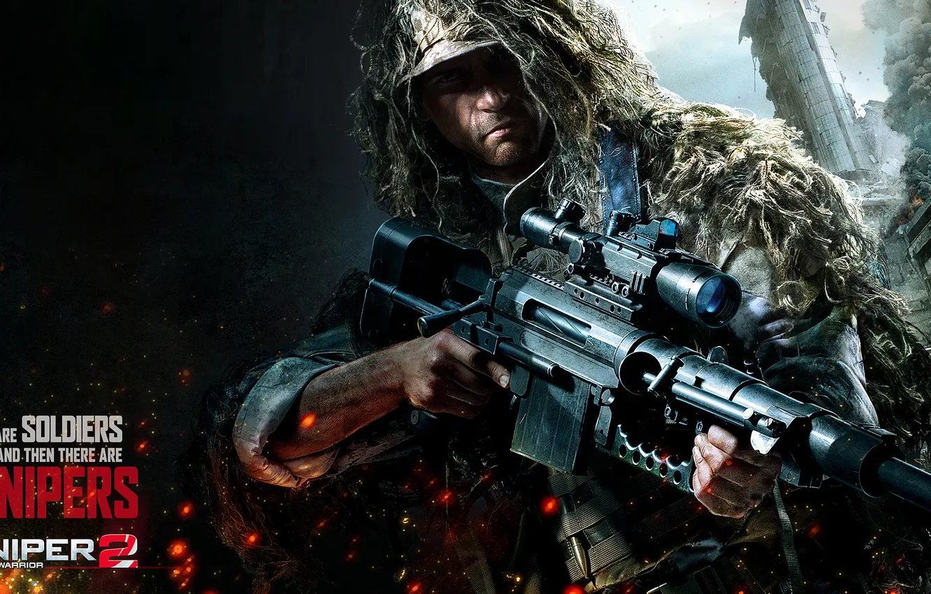 Photo wallpaper weapons, soldiers, sniper, camouflage, sniper rifle, the vest, Sniper: Ghost Warrior 2, Snipers