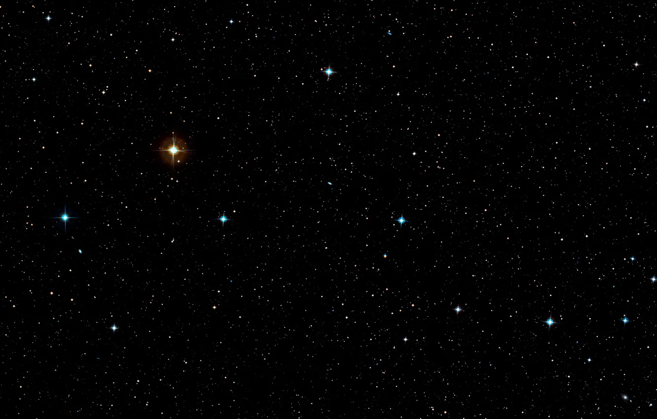 Photo wallpaper Stars, Constellation Hydrus, Sun-like star, Planetary system, HD 10180, G1V-type star