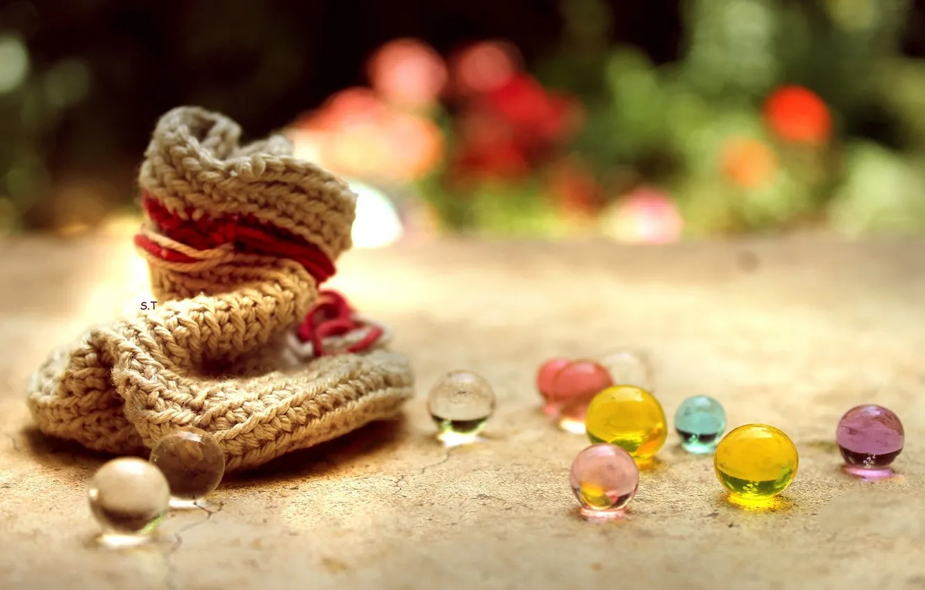 Photo wallpaper balls, background, mood, Wallpaper, glass, pouch