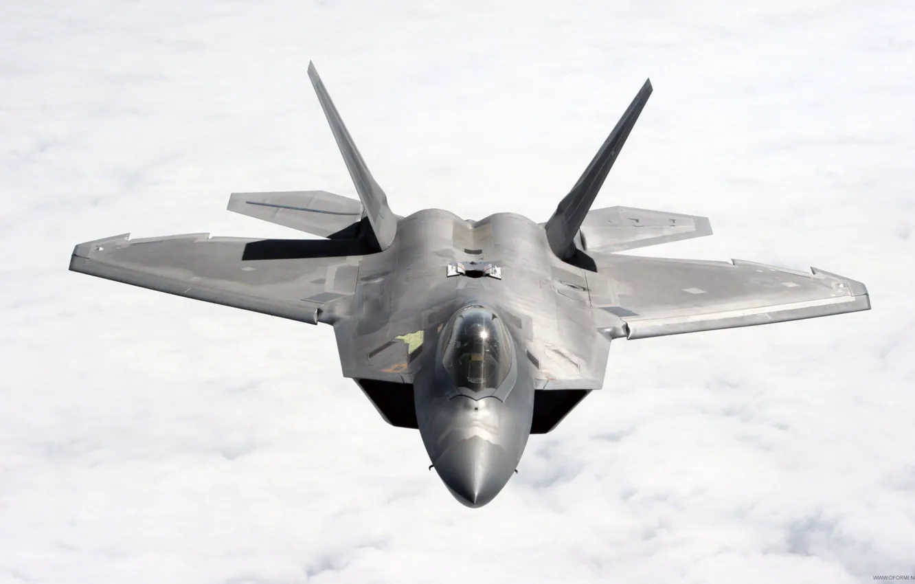Photo wallpaper f-22, fighter, Raptor, Lockheed/Boeing, United States air force