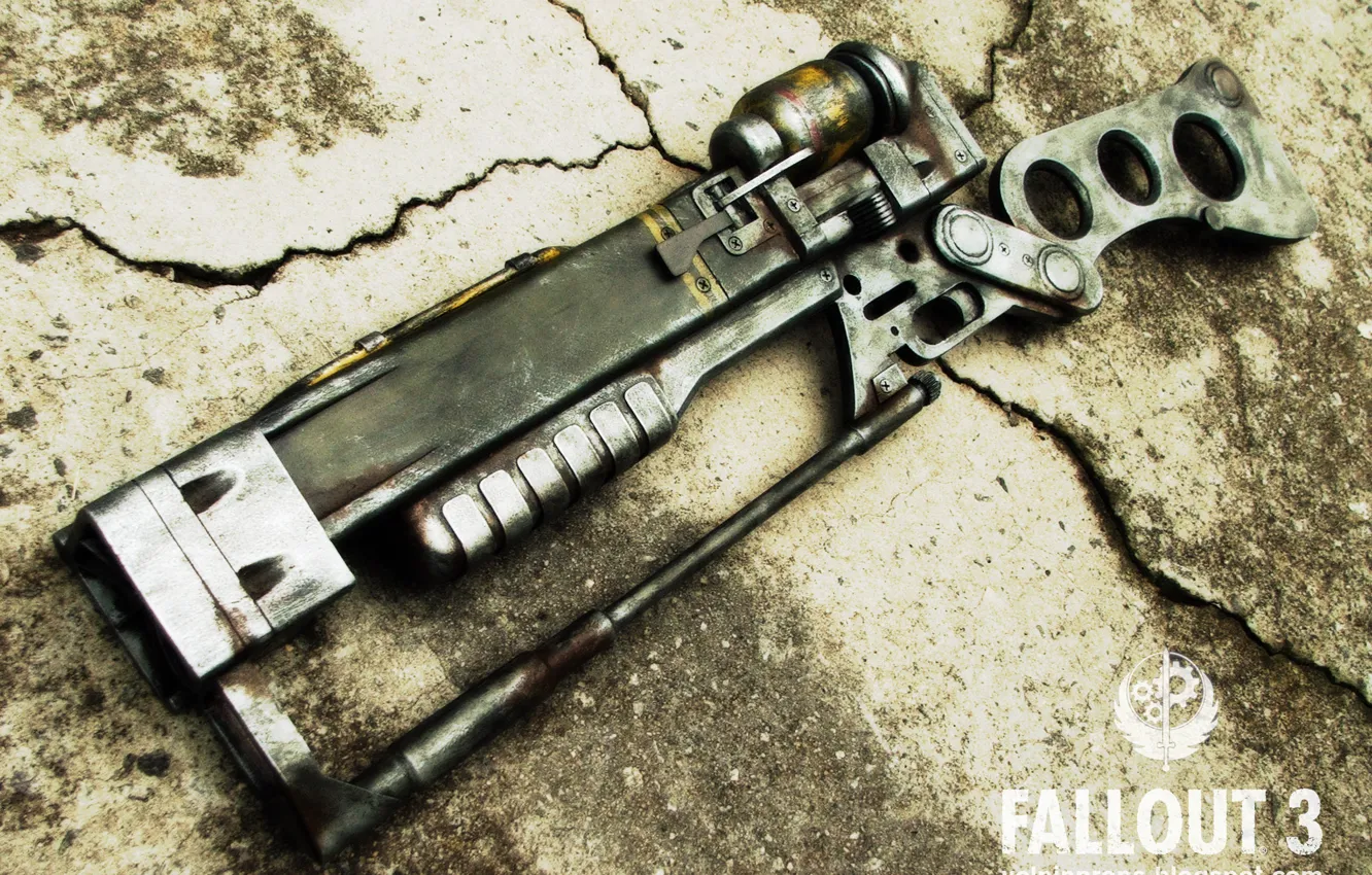 Photo wallpaper rifle, Fallout 3, AER9, Laser, laser, Rifle