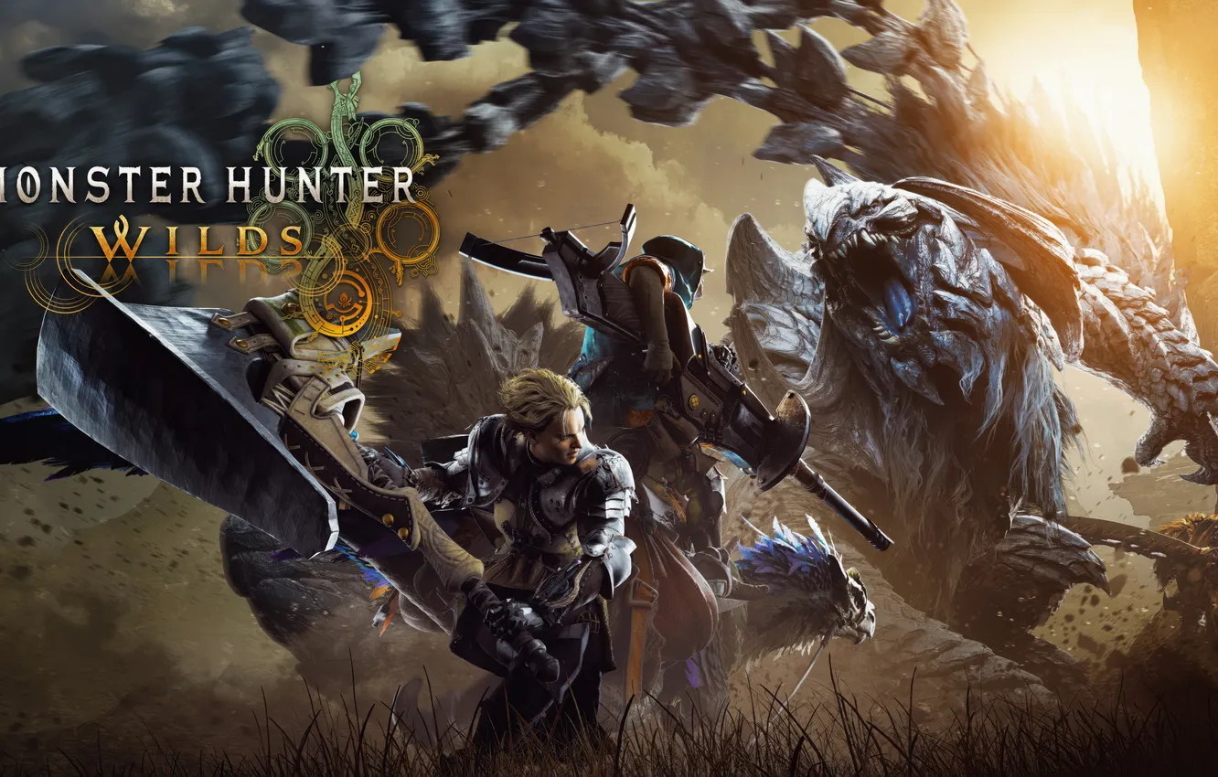 Photo wallpaper games, Key Art, 2025 Games, Monster Hunter Wilds