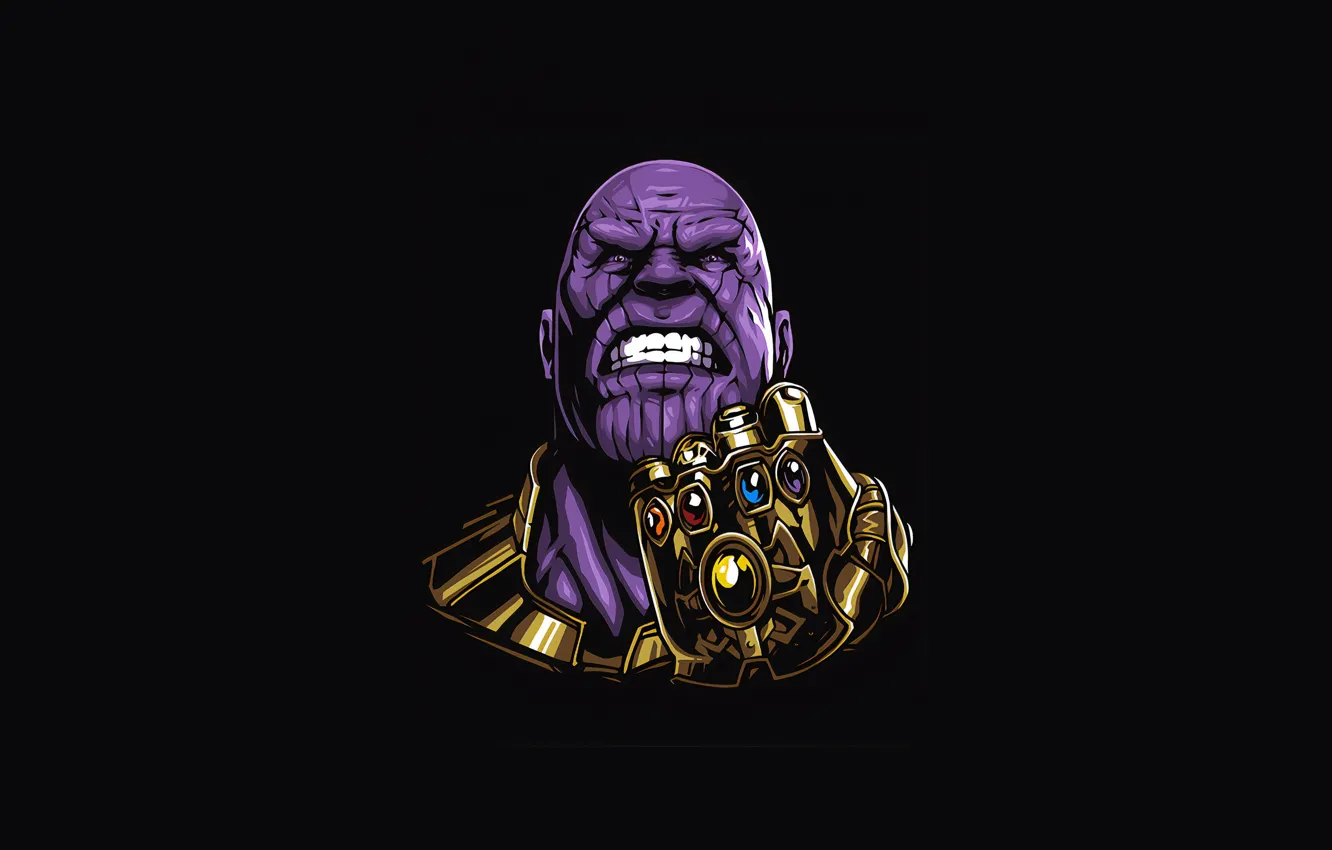 Photo wallpaper minimalism, minimal, Thanos, Thanos