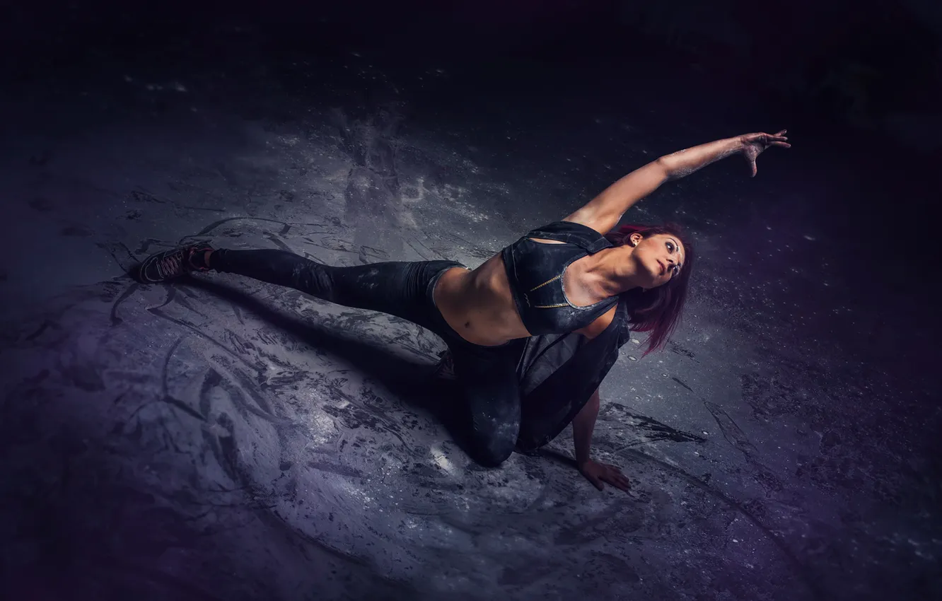 Photo wallpaper movement, dance, Cécile