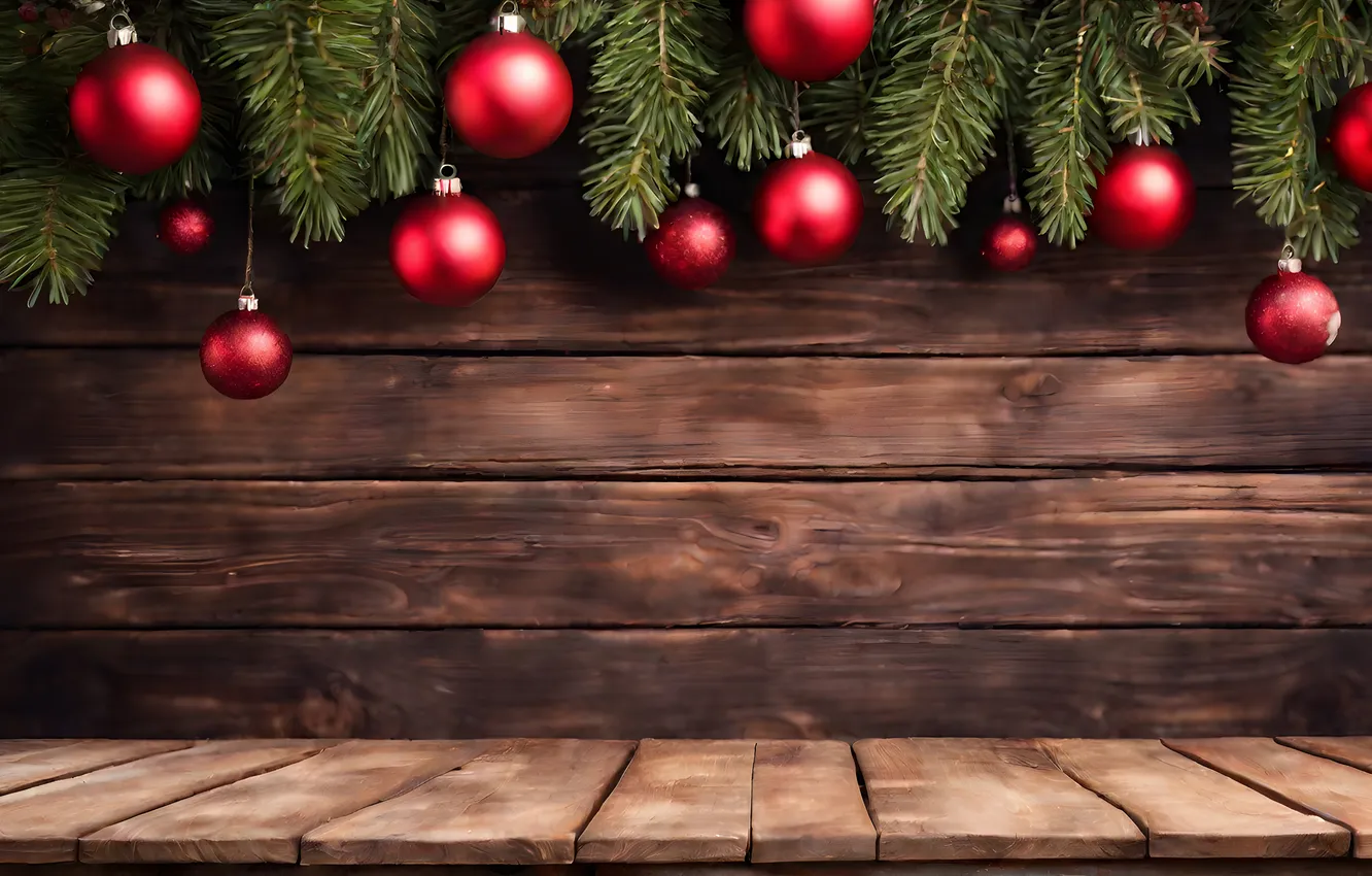 Photo wallpaper decoration, background, balls, Christmas, gifts, New year, new year, Christmas