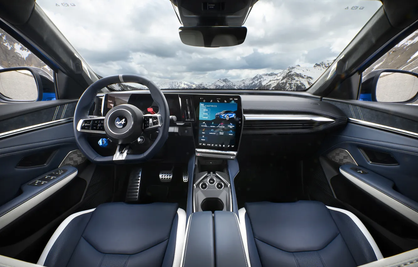 Photo wallpaper crossover, GTS, Alpine, 2025, A390, Alpine A390 GTS