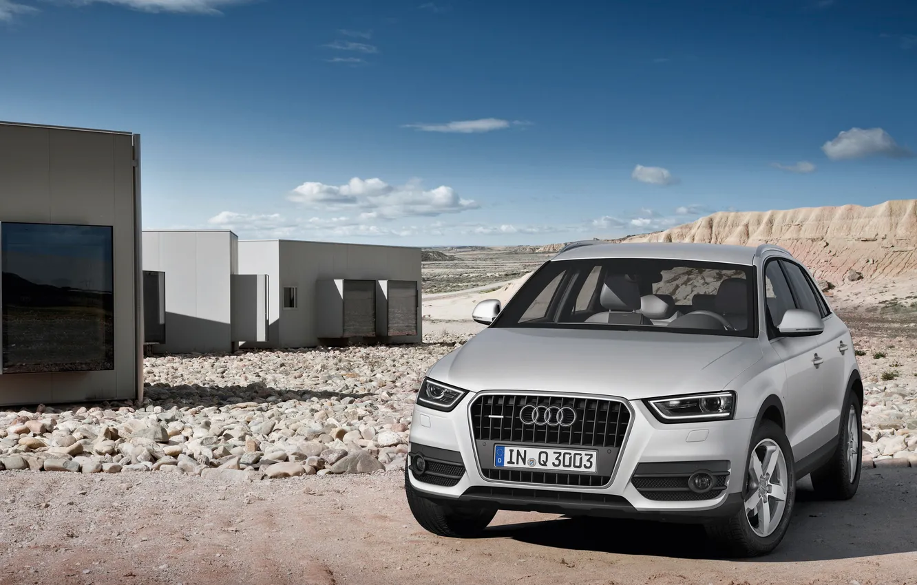 Photo wallpaper Audi, Silver