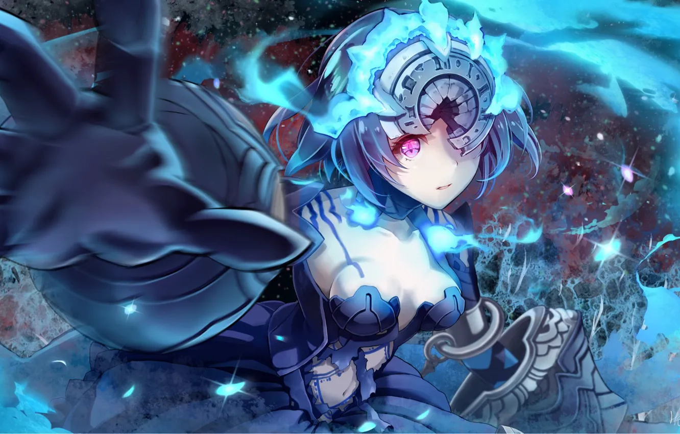 Photo wallpaper girl, hands, knight, Fire Emblem