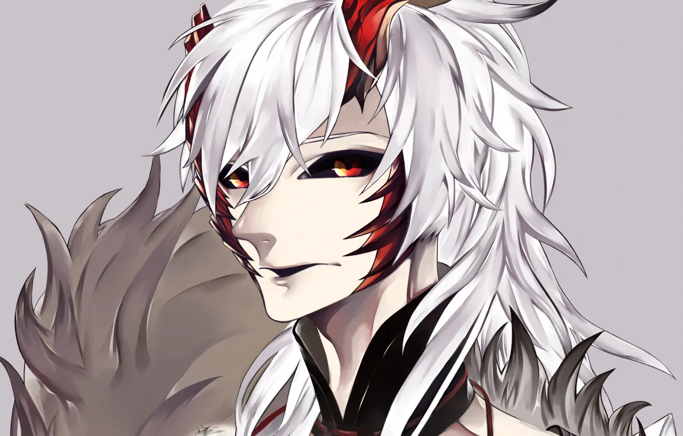 Photo wallpaper portrait, guy, onmyoji, Onmyouji, Onmyouji (NetEase), Ibarakidouji