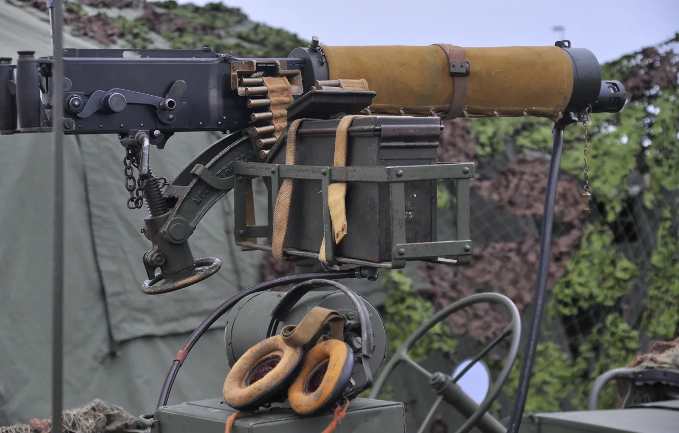 Photo wallpaper weapons, machine gun, heavy, easel, Vickers, "Vikkers"
