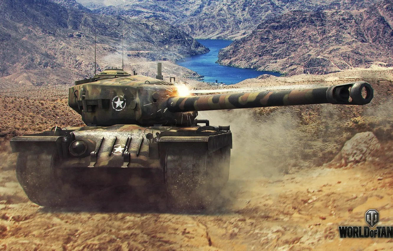 Photo wallpaper American, World of Tanks, T34, WOT