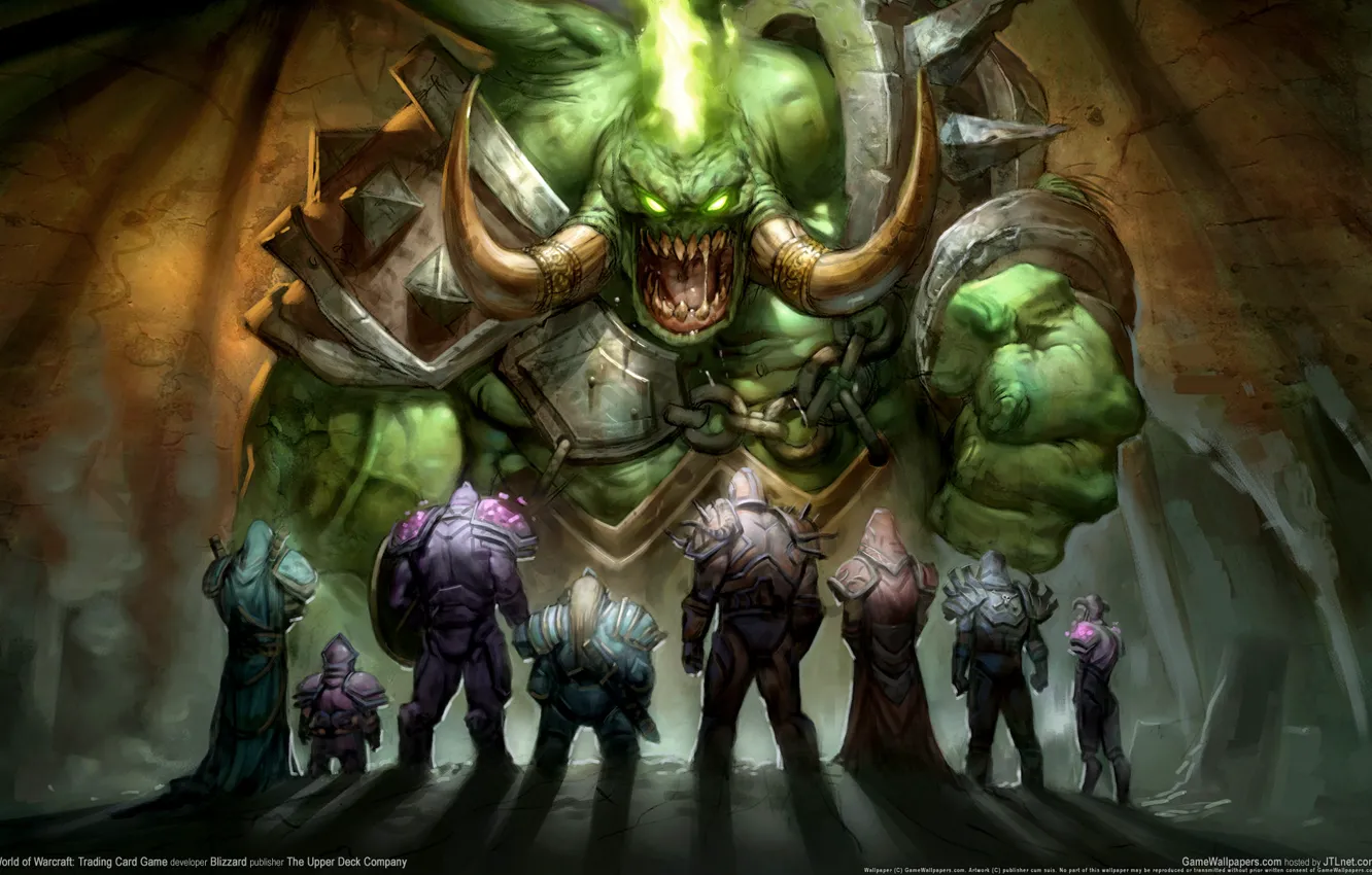 Photo wallpaper Heroes, WoW, World of Warcraft, The demon, Warriors