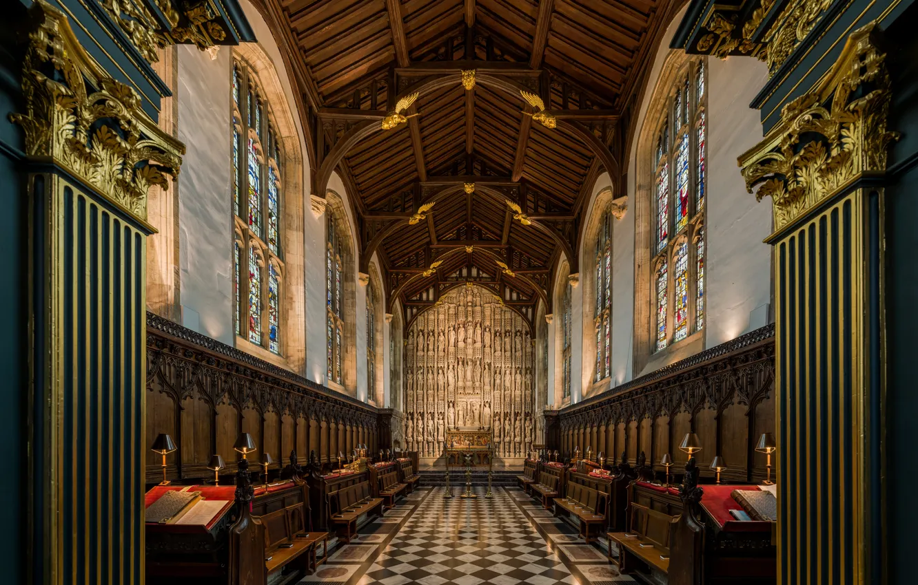 Photo wallpaper Oxford, Diliff, All Souls College, Chapel Interior