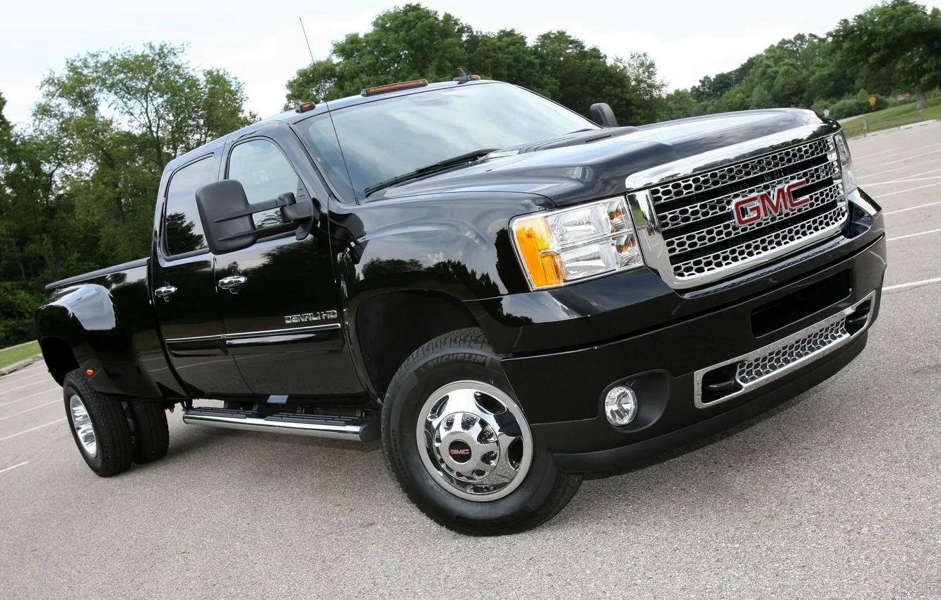 Photo wallpaper GMC, Denali, Sierra, 3500, Crew Cab, HD SLT