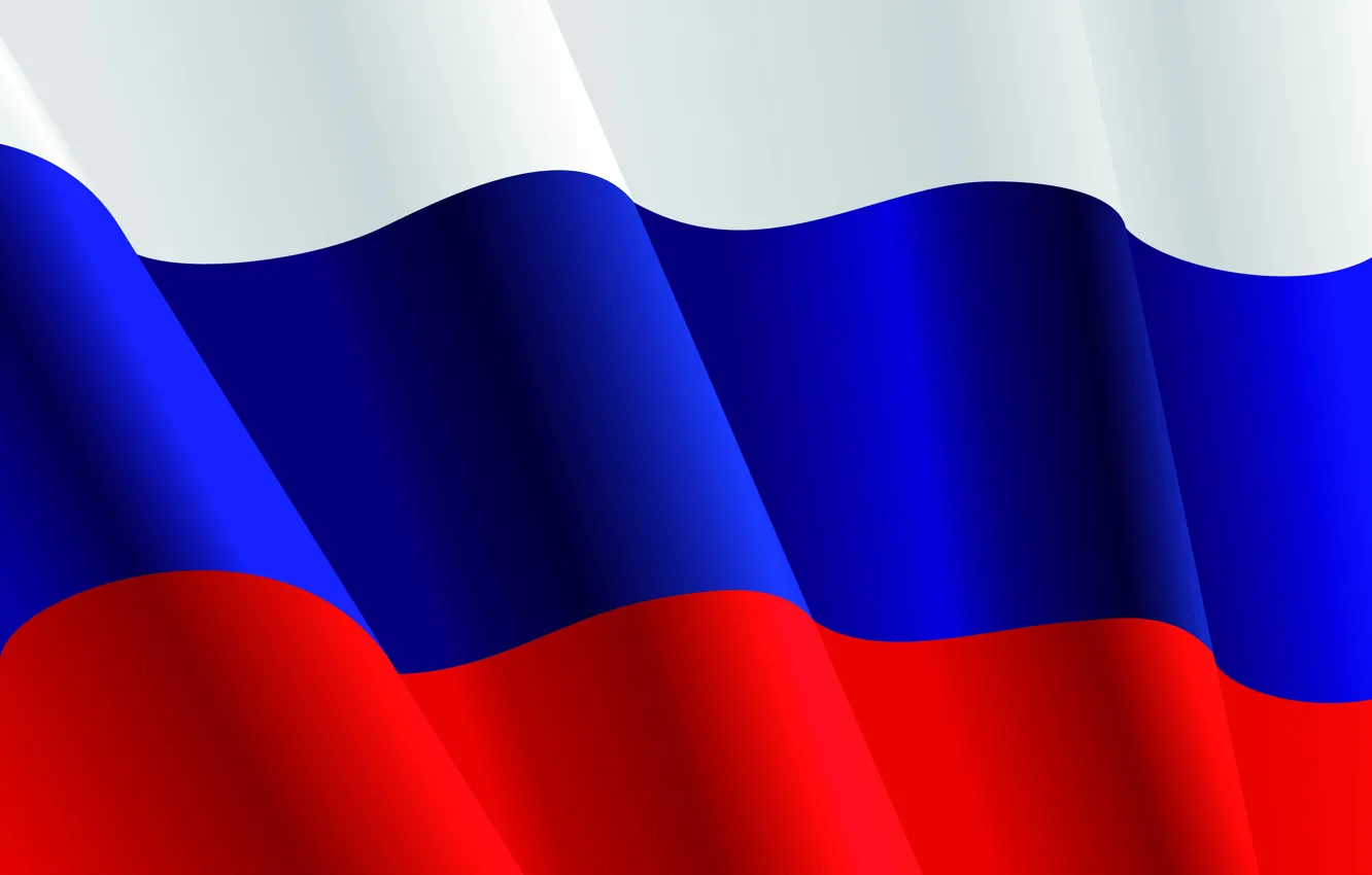 Photo wallpaper white, blue, red, power, power, flag, Putin, Russia
