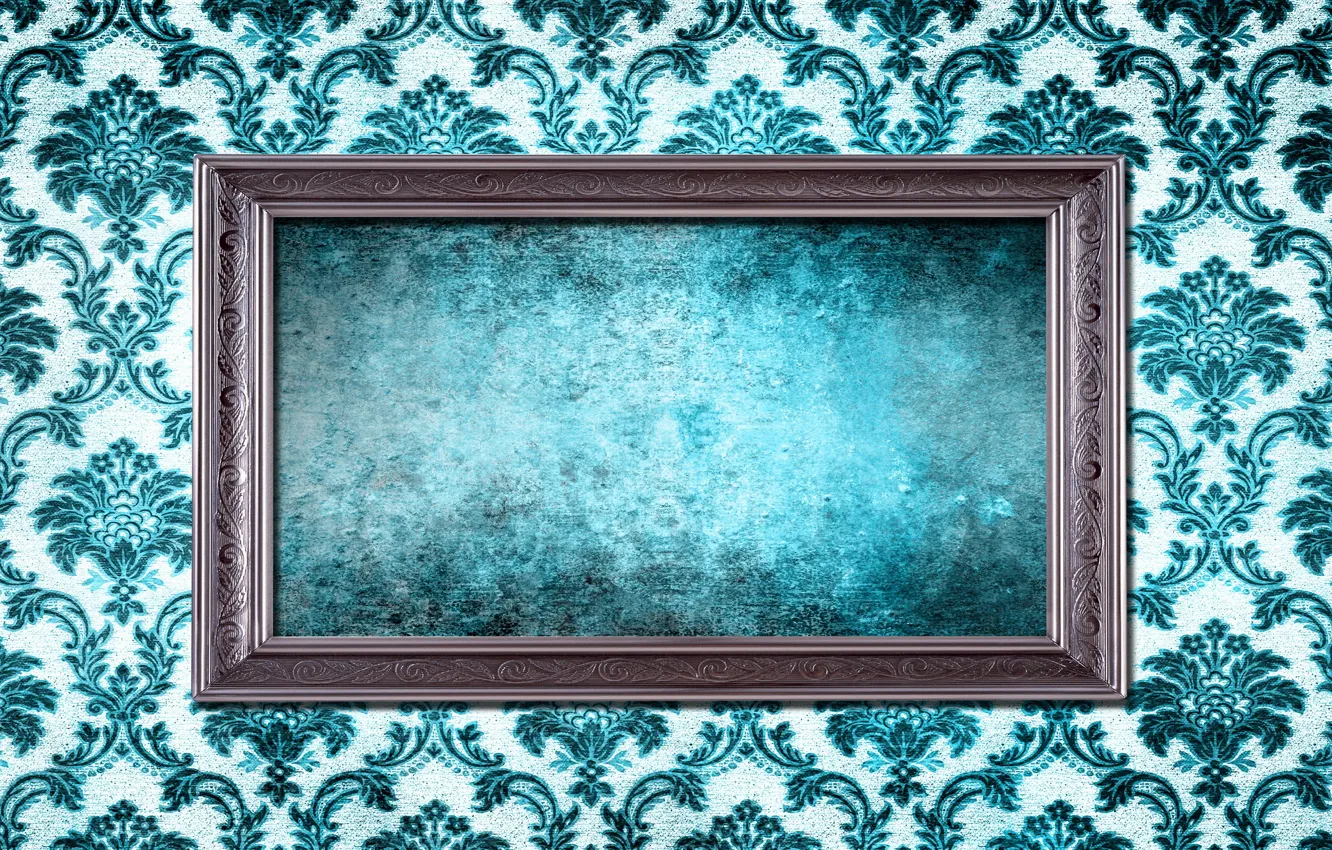 Photo wallpaper wall, Wallpaper, frame