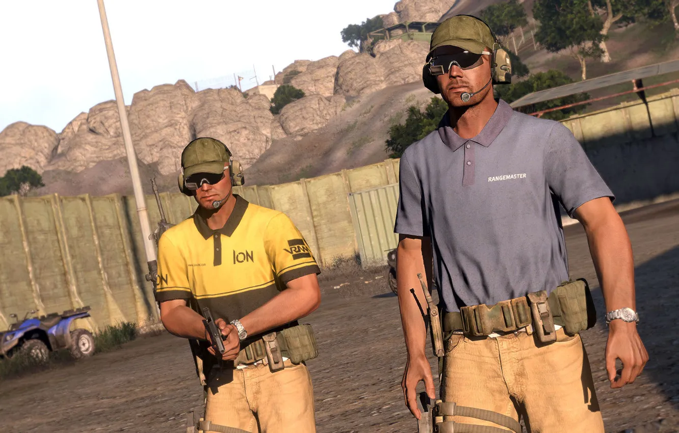 Photo wallpaper NATO, NATO, target practice, ARMA 3