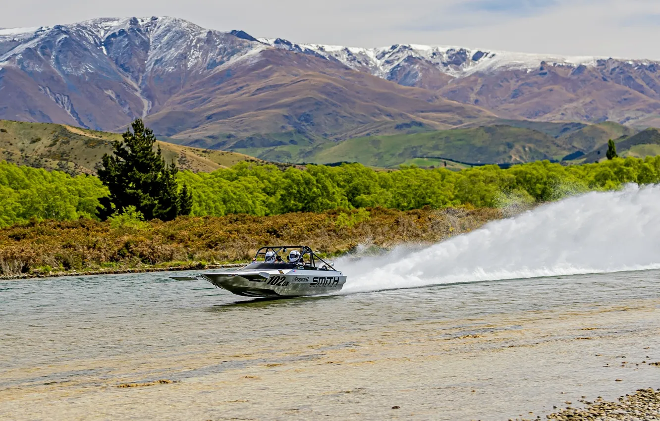 Photo wallpaper race, boat, speed