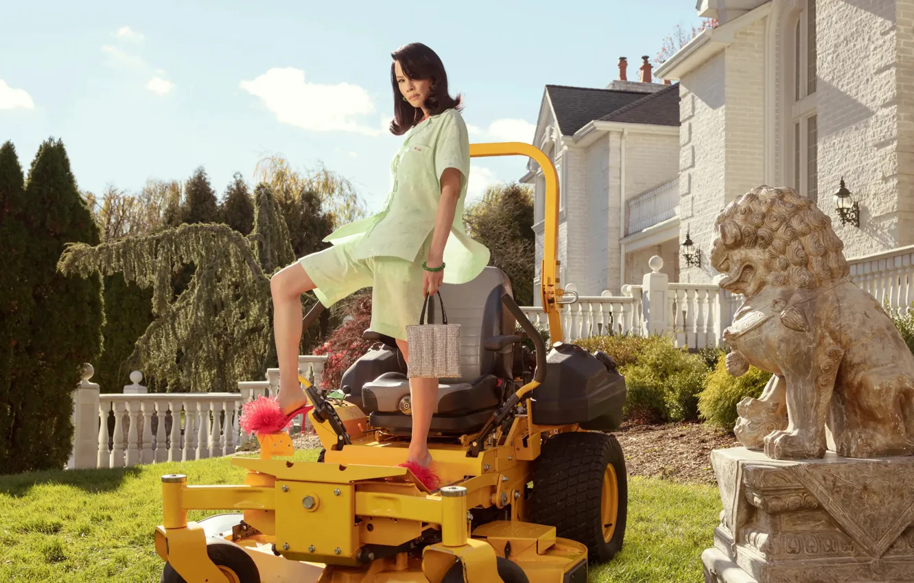 Photo wallpaper House, Handbag, Sculpture, Fashion, Fashion, Lucy Liu, Lucy Liu, Alexander Wang