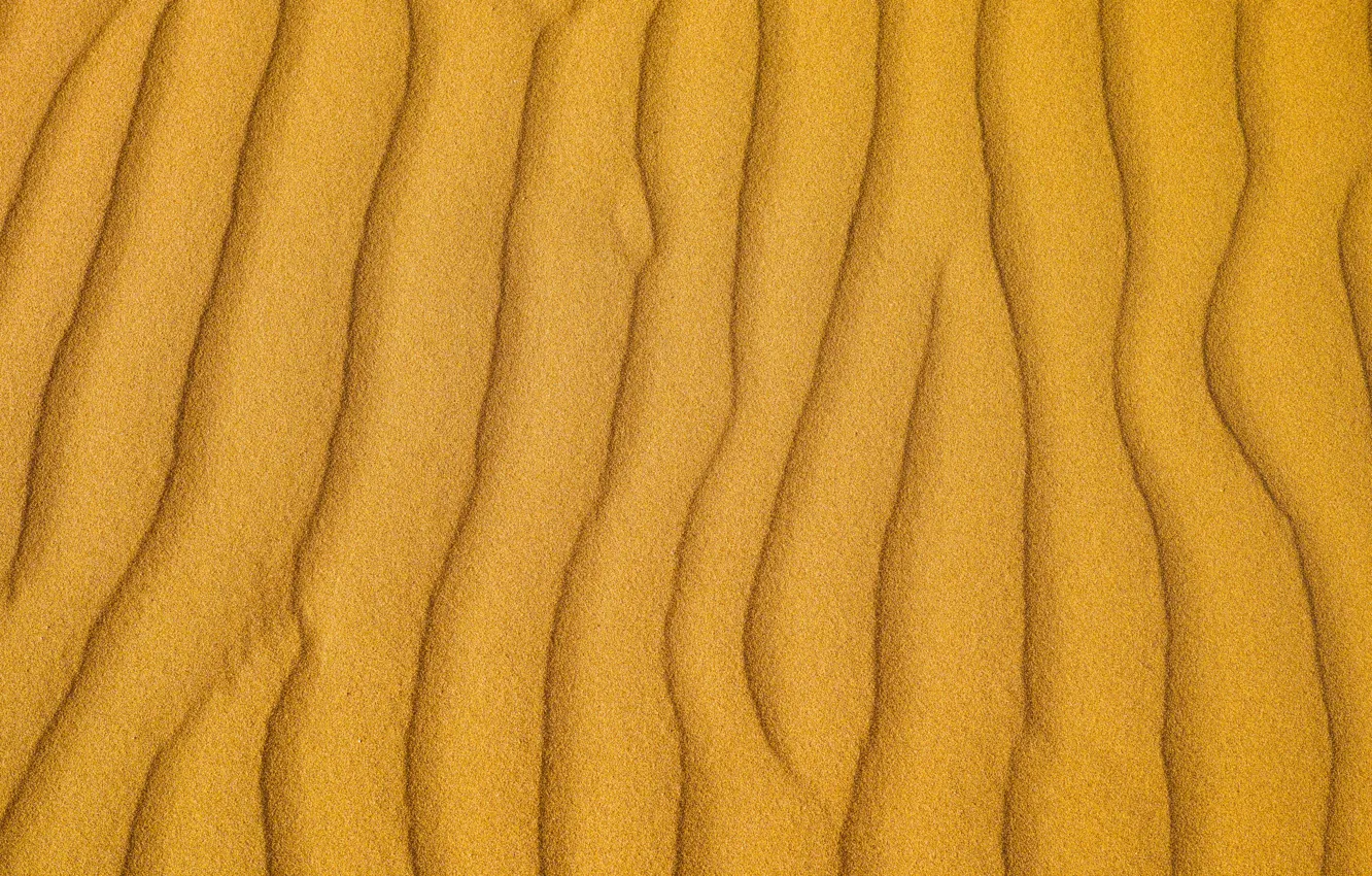 Photo wallpaper sand, line, desert, texture
