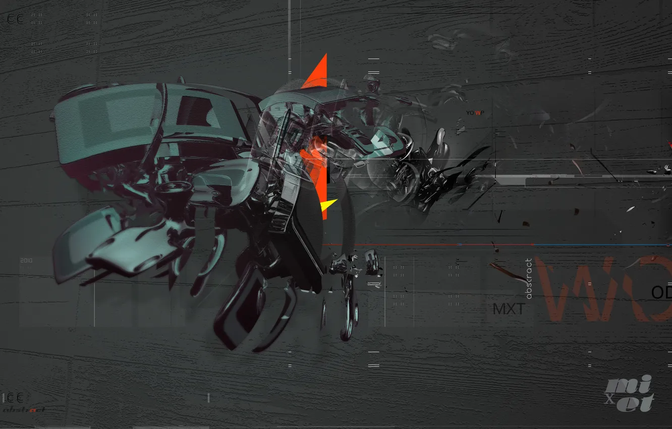 Photo wallpaper abstraction, grey, background, the inscription, Wallpaper, graphics, art