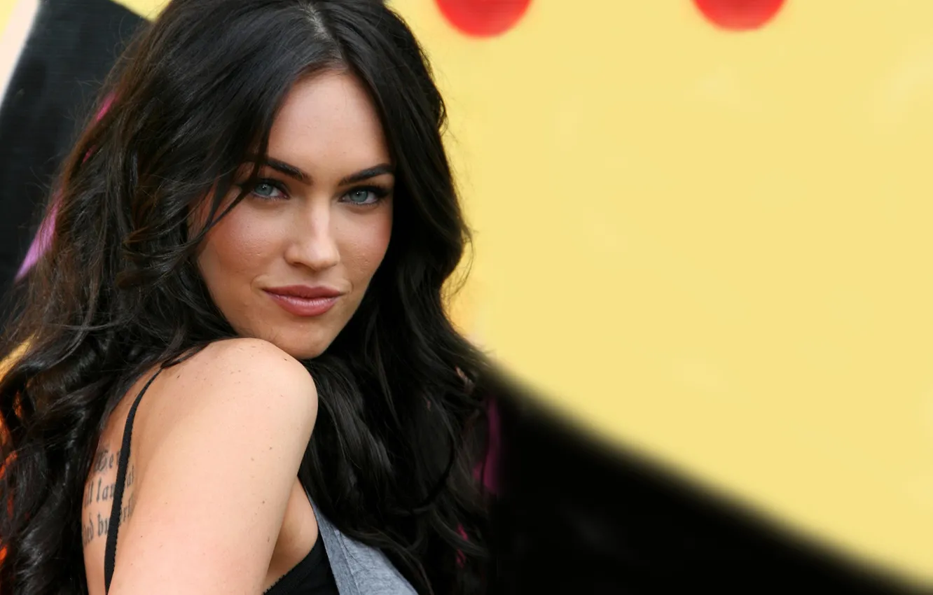 Photo wallpaper look, Megan Fox, Megan Fox, Wallpaper, actress, brunette, tattoo, model