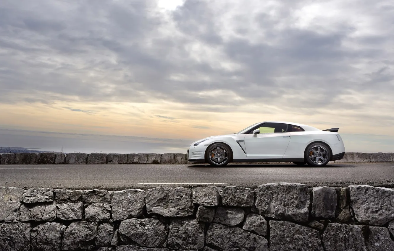 Photo wallpaper road, Nissan, Nissan, car Wallpaper, GT-R Egoist