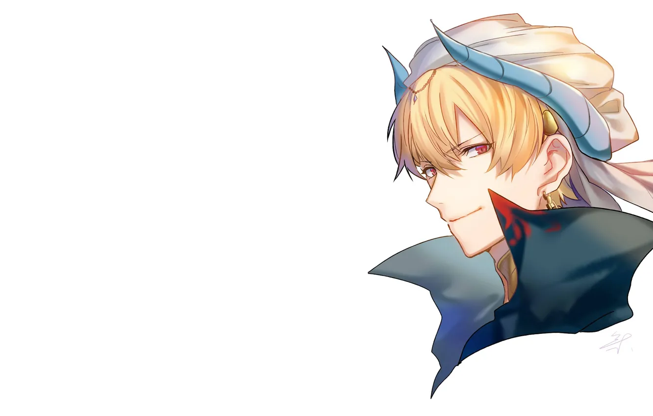 Photo wallpaper fanart, Gilgamesh, caster, Fate/Grand Order, Pixiv, Fanart From Pixiv