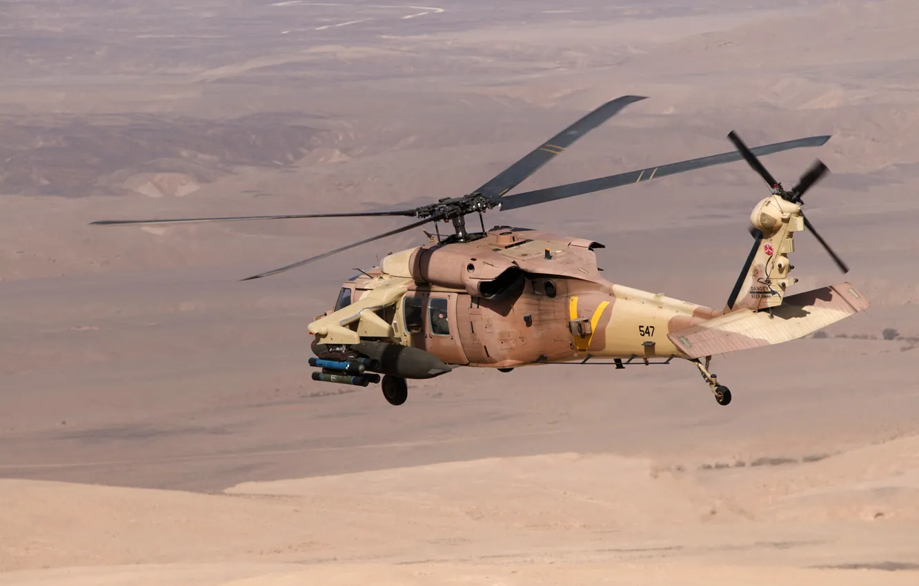 Photo wallpaper flight, helicopter, Sikorsky, Armed, BLACK HAWK