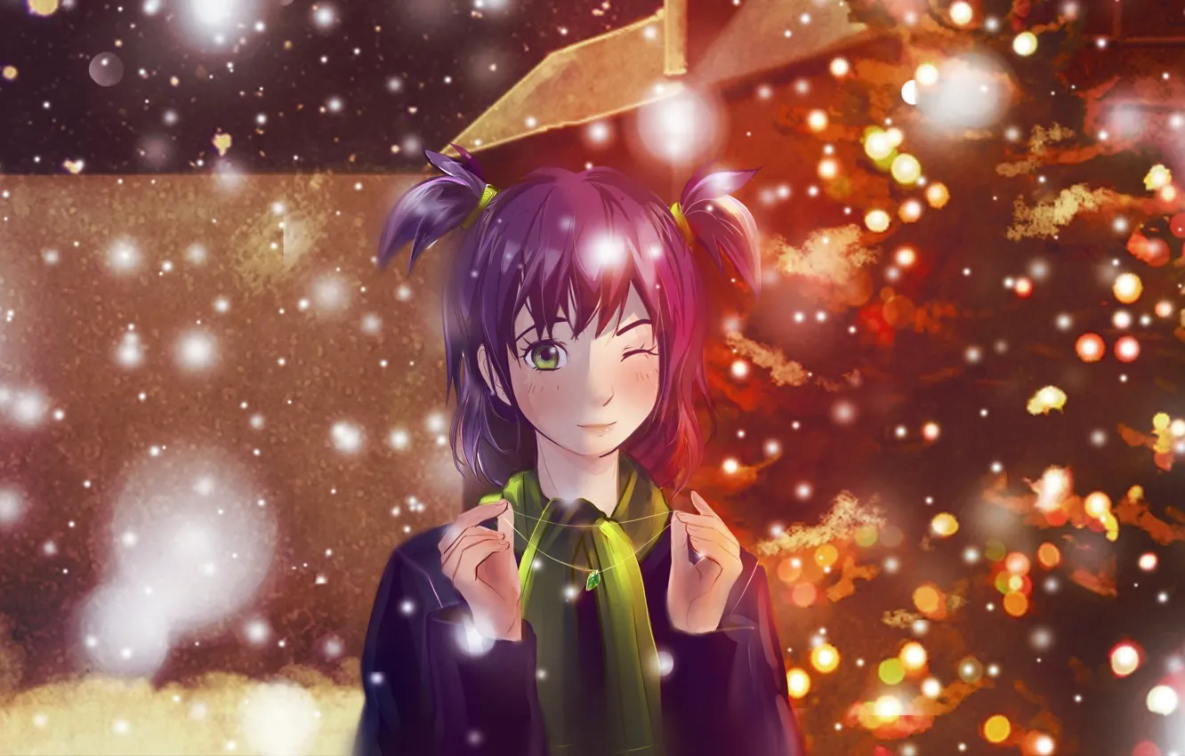 Photo wallpaper winter, girl, girl, winter, Lena, Lena, everlasting summer, endless summer