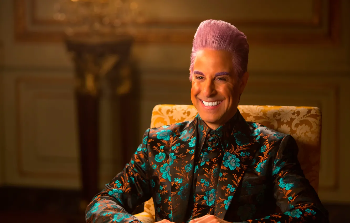 Photo wallpaper The Hunger Games:Mockingjay, The hunger games:mockingjay, Stanley Tucci, Caesar Flickerman