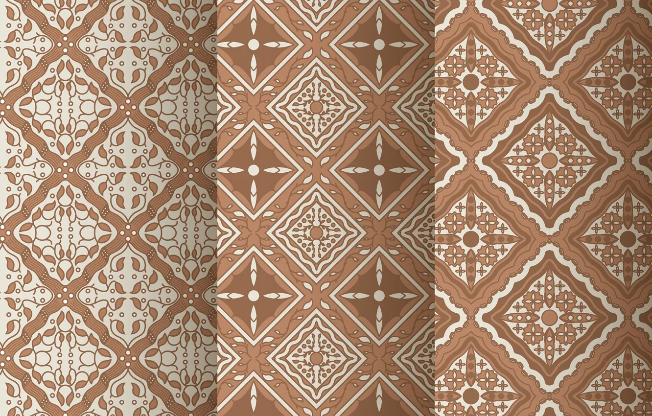 Photo wallpaper texture, style, patterns, geometric, batik