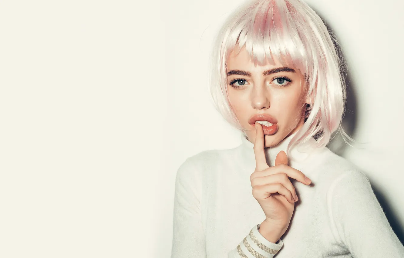 Photo wallpaper girl, sexy, pink, model, pretty, hair, sexi, Glamour