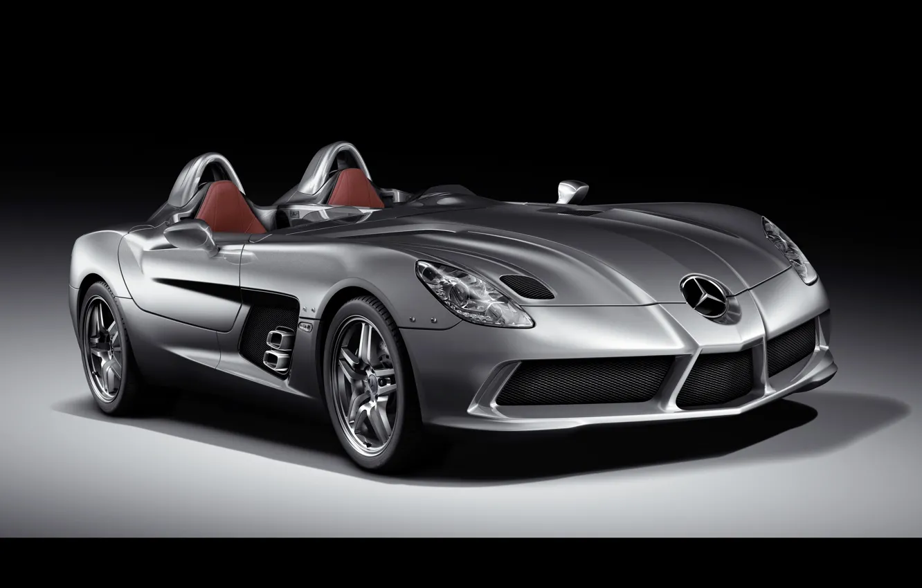 Photo wallpaper McLaren, Mercedes-Benz, SLR, Mercedes, 2009, Stirling Moss, Z199