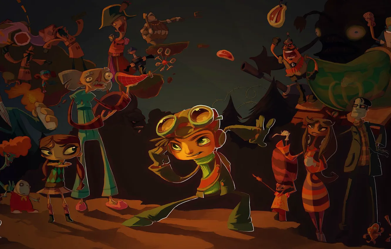 Photo wallpaper art, cartoon, characters