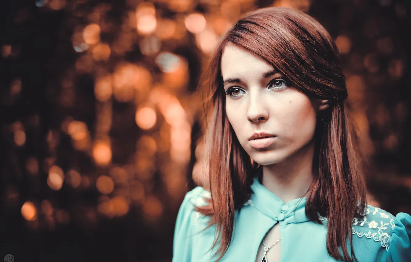 Photo wallpaper girl, face, girl, Julie Resh