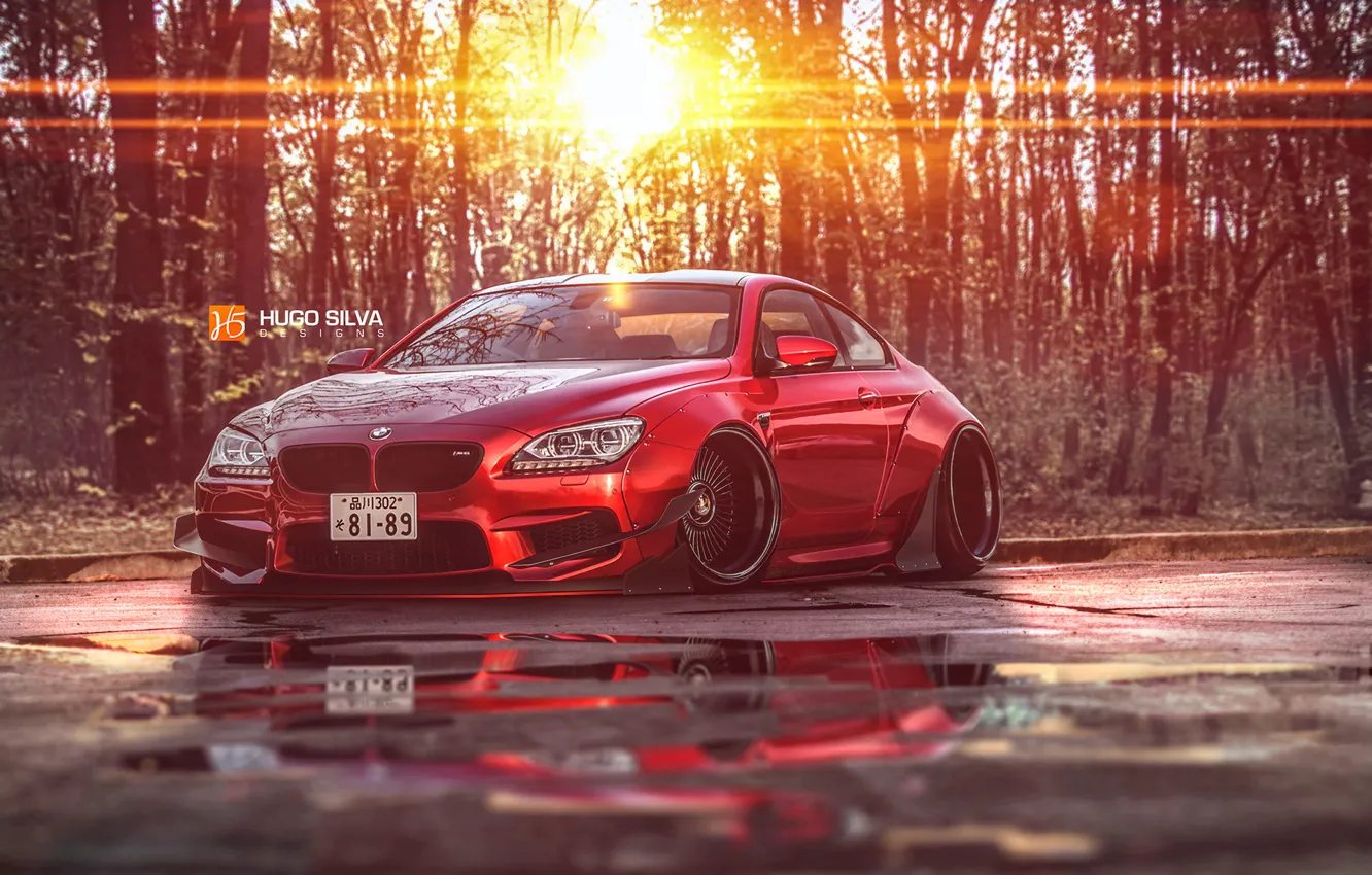 Photo wallpaper photoshop, BMW M6, Coupe F13, body kit